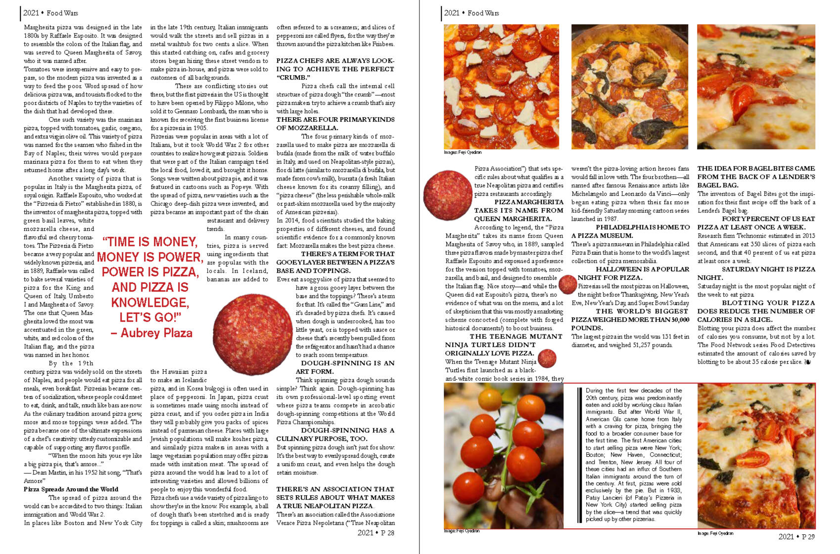 Pizza Magazine Layout 3